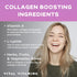 Vital Vitamins Vegan Collagen Booster - Plant Collagen Supplements - Supports Hair, Skin, Nails & Joints - with Hyaluronic Acid - 60 Capsules...