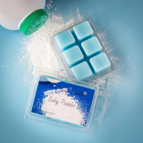 Baby Powder Scented Melt- Maximum Scent Wax Cubes/Melts- 1 Pack -2 Ounces- 6 Cubes...