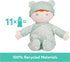 GUND Baby Sustainable Baby Doll, Plush Doll Made from Recycled Materials, for Babies and Newborns, Green, 12”...