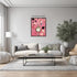 Posterizer 1 pcs-vintage watches , flowers-pink girly collage-Abstract & Modern Art-Floral & Botanical Art-Gift for Art Lovers- UNFRAMED Wall Art...