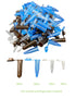 5 Pcs Vial Rack Tube Rack Double Panel Microcentrifuge PCR Centrifuge Tube Holder,60-Well...