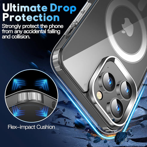 "5 in 1 Compatible with iPhone 15 Series (1pcs Clear Case +2pcs Screen Protectors +2pcs Camera Cover) 2023 (15 Pro Max)...