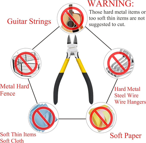 Wire Cutters, BOOSDEN 5 inch Flush Cutter, Dikes Wire Cutter for Crafting Electrical Jewelry Making, Precision Wire Cutter, Small Wire Cutter, Ult...