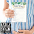 Hadley Designs Hilarious Baby Shower Games Set – 25 Double-Sided Cards for 25 Guests, 2 Games, Word Scramble Baby Shower Game, True or False, Gend...
