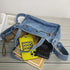 Small Crossbody Purse Denim Tote Bag Women Hobo Bag Stylish Handbag Fashion shoulder Bag...
