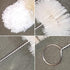 Coralpearl Stainless Steel Soda Bottle Cleaning Brush Set Natural Boar Bristle Wool Tip Long Handle, Flexible Bendable Thick Wire Cleaner for Narr...