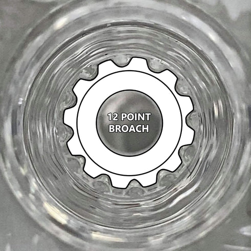 Bathtub and Shower 1 Piece Petal Faucet Knob Replacement Trim Kit with 3 Piece Button Set of Hot, Cold, and Diverter, Clear Acrylic...