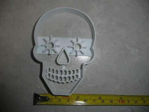 SUGAR SKULL WITH DETAILS DIA DE LOS MUERTOS DAY OF THE DEAD CELEBRATION COOKIE CUTTER USA PR3255...