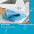E-Cloth Microfiber Cloth, World's Leading Premium Microfiber Cleaning Cloth, Twice as Durable as Competition, 1 Year Guarantee, Ideal for Kitchen,...