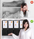 MISSLO Bed Sheet Organizers and Storage Queen/King Size Sheet Folder 4 Pack Linen Closet Organizer with Clear Window Blanket Storage Bags for Beds...