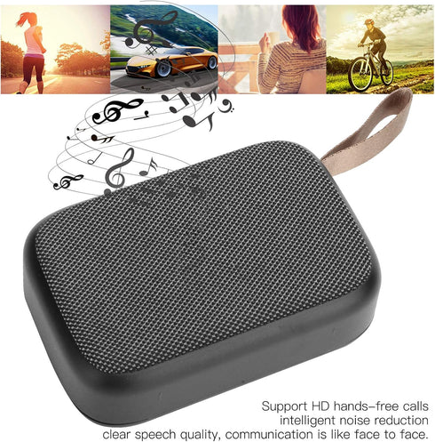 Bluetooth4.2 Speaker, HiFi Sound Wireless Stereo Subwoofer Portable USB Mini Music Player, with FM Radio, Hands Free Calls, for Indoor, Outdoor (B...