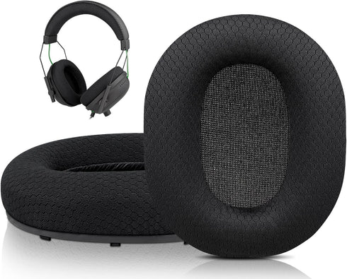 SOULWIT Earpads Replacement for Razer BlackShark V2/BlackShark V2 Pro (Does Not Fit 2023 Model) Gaming Headset, Ear Pads Cushions with High-Densit...