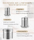 Tea Infusers for Loose Tea, 18/8 Stainless Steel Tea Strainer Set, Extra Fine Mesh Tea Steeper for Brew Tea, Spices & Seasoning...