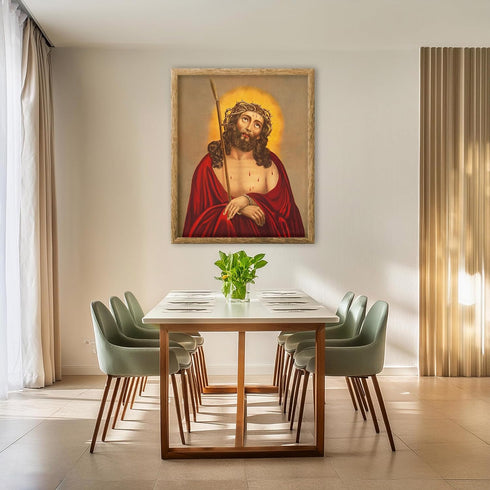 Posterizer 1 pcs-Jesus Christ with crown of thorns painting poster-Religious Posters-Gifts for Christians -Decor for Church, Sunday School Classro...