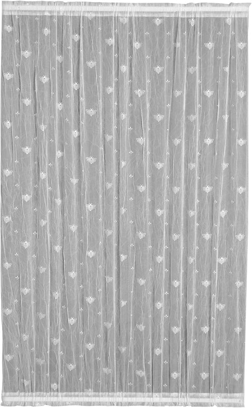 Heritage Lace Bee Door Panel, 45 by 40-Inch, White,7165W-4540DP...