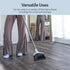 Casabella Broom & Dustpan Set, 44-Inch Angled Broom with Snap-On Dustpan, Durable Bristles, Innovative Dustpan, Convenient Storage - Perfect for T...