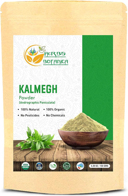 Organic Kalmegh Powder Andrographis Paniculata Green Chiretta | Immune Health | Help Detoxify Liver | Bitters Herb for Health and Respiratory Supp...