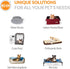 K&H Pet Products Original Pet Cot Replacement Cover (Cot Sold Separately) - Chocolate/Black Mesh, Medium 25 X 32 Inches...