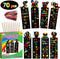 ZMLM Animal Scratch Bookmark for Kids: 70 Pcs 14 Style Magic Scratch Rainbow Bookmarks Making Kit for Girl Boy Party Favor Classroom Activity DIY ...