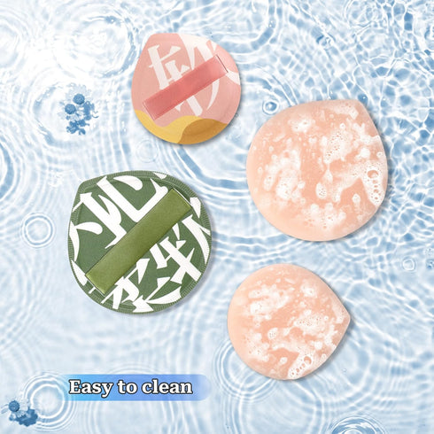 4 PCS Makeup Puff, Korean Makeup Sponges Teardrop Setting Powder Puff Face Makeup Cushion Puff Soft Beauty Blender Sponge for Foundation Concealer...