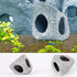 3 Pieces Rock Aquarium Decorations, Stackable Cave Aquarium Decor, Betta Fish Tank Accessories Hideout Hidden Stones Ornaments, Fish Rock House Hi...