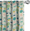 Lunarable Botanical Curtains, Vintage Design Doodle Pattern of Home Plants and Flowers in Pots, Window Treatments 2 Panel Set for Living Room Bedr...