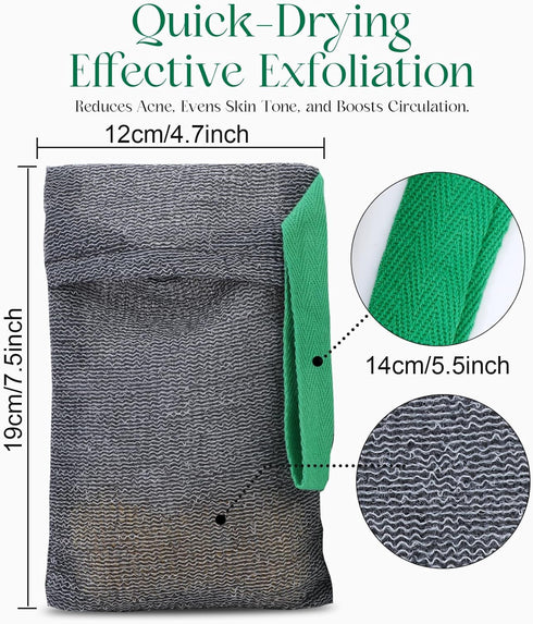 PHOGARY Soap Bags Mesh Exfoliating, 6 Pack Soap Loofah Sock for Bar Soap, Nylon Shampoo Bar Bags for Bath/Shower Exfoliating, Soap Sleeve Body Scr...