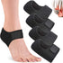 4 Pieces Heel Cushions Protectors Plantar Fasciitis Heel Pads Heel Cushion Inserts Heel Cups Adjustable Breathable Heel Support for Cracked, Dry, ...