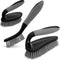Scrub Brush Set of 3pcs - Cleaning Shower Scrubber with Ergonomic Handle and Durable Bristles - Grout Cleaner Brush - Scrub Brushes for Cleaning B...