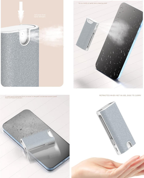 Esteguen Multi-Function Airpod Cleaner Kit- Laptop Phone Screen Cleaner Bluetooth Earphones Cleaning Tools for Airpods Pro Earbuds Cleaning Kit fo...