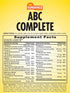 ABC Complete Multivitamin for Women & Men | 60 Caplets | with Mineral Formula | Non-GMO and Gluten Free Supplement | by Sundance...