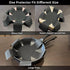 Pot & Pan Protectors, 3-Piece Silicone Cookware Protector Pad, Stacking Pan Protector. It Has a Unique Opening and Fixing Design That Can be Used ...