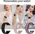 Swhatty Stretchy Nylon Solo Loop Bands Compatible with Apple Watch 38mm/40mm/41mm/42mm for Series 10, Adjustable Braided Sport Elastics Women Men ...