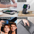 3 in 1 Magnetic Portable Wireless Charging Station for iPhone 15 Pro Max/14/13/12, Mag-Safe Charger Stand with 5000mAh Wireless Charger, Magnetic ...