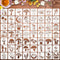 Augshy Mushrooms Stencils Template, 56 Pack Reusable Plastic Template Stencils Moon Flowers Stencils for Painting on Wall Floor Decor DIY Rock Pai...