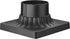 Outdoor Post Light Base Mount, Post Light Adapter 3'' Outdoor Pier Base in Black Finish for Deck Porch Patio, 5.5" W x 5.5" D x 3.25" H, 1 Pack...