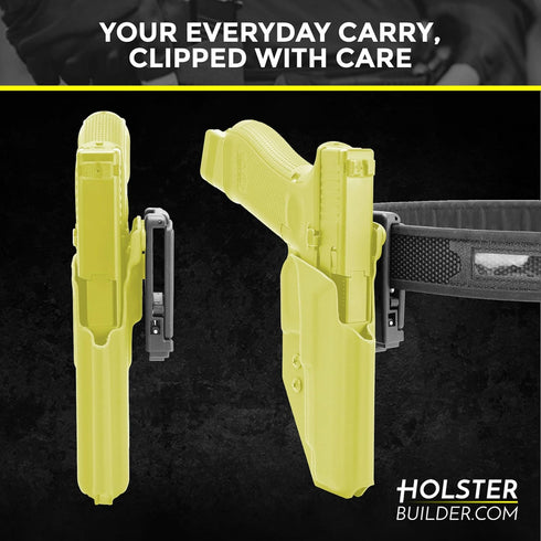 Combat-Loops, Holster Belt Clip Outdoor Loops with Mounting Holster Hardware or Mag Pouches Sheath Tools, Heavy Metal Belt Clips for Holsters...