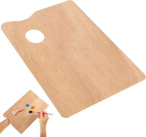 STOBOK Rectangular Drawing Board Painting Supplies Art Oil Painting Board Watercolor Paint Wood Painting Acrylic Paint Wood Serving Tray Wooden Pa...