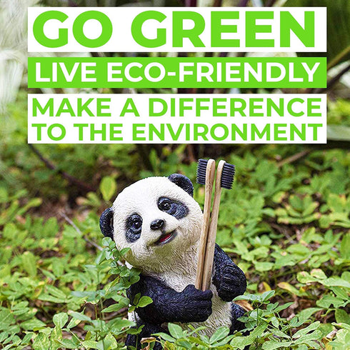 24 Count I Bamboo Toothbrush I Soft Bristles Best for Sensitive Gums I Charcoal I Vegan I Natural Wood I BPA Fee I Recyclable I Compostable I Biod...