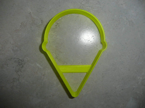 SNOW CONE OUTLINE SHAVED ICE FROZEN DESSERT SUMMER TREAT COOKIE CUTTER MADE IN USA PR3766...