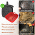 Large Silicone Air Fryer Liners Square 5-9 QT, 9.6 Inch Reusable Airfryer Liners Air Fryer Silicone Liners Pot Oven Liner Baking Tray, Air Fryer B...