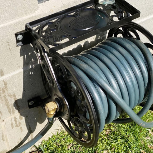 2PCS Brass Garden Hose Adapter, Brass Replacement Part Swivel, Hose Reel Parts Fittings for Garden Hose Adapter,90 Degree Angel Hose Extender to R...