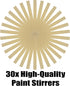 Pro Project Supplys Pro-Grade 12" Paint Stir Sticks 30 Pack. Splinter-Free, Sanded Wood Mixer is Great for Mixing Gallon Pails of Glue, Epoxy & Bo...