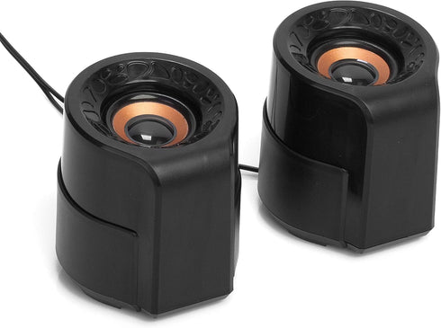 Frisby Audio FS-910 USB Powered Computer Desktop PC Laptop 2.0 Stereo Speakers w/Volume Control, Black...
