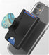 ENCASED Stick On Phone Wallet Card Holder (Compatible with PopSocket) Securely Holds Up To 4 Cards (Black)...