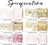 MEEDEE Pink Wired Christmas Ribbon - 2.5 Inch, 6 Rolls, 36 Yards for Tree, Wreaths & Garland...