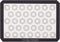 Chicago Metallic Silicone Pastry Mat with Measurements,, Baking Mat with Cookie Marks Gray 16.5x11.5 Inch...