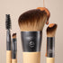 EcoTools New Natural Conceal, Enhance, & Sculpt Trio, Makeup Brushes For Foundation, Concealer, & Brows, Dense, Synthetic Bristles For Sculpting F...