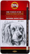Koh-I-Noor TOISON D'OR 8B-2H Graphite Pencil (Pack of 12)...