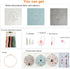 Myfelicity 3 Embroidery kit for Beginners, Beginner Embroidery Kit for Adults. Starter Kits to Learn 28 Different Stitches, Including Fabric with ...